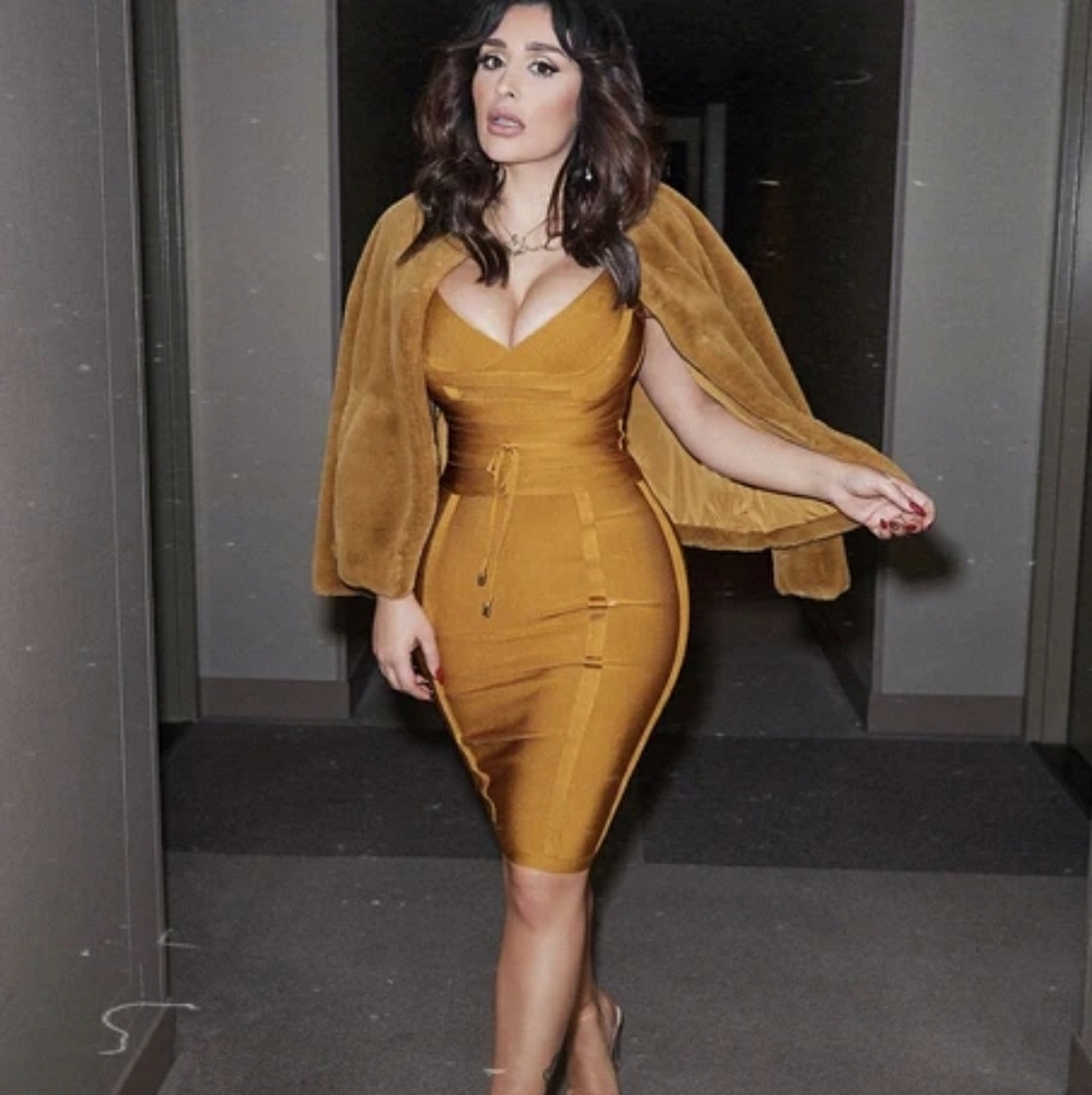 COPY - House of CB Belice Dress Gold